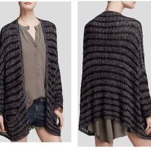 Free People “Last Night” Open Front,Slouchy Cardigan, Boho,Fairy,Goth,Women’s:M
